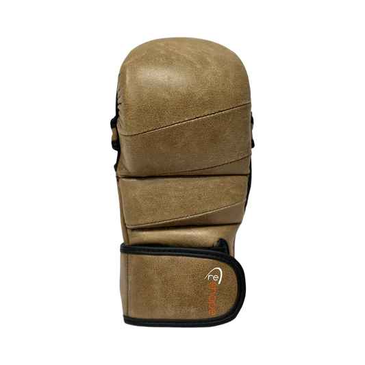 Natural Leather Sparring MMA Gloves